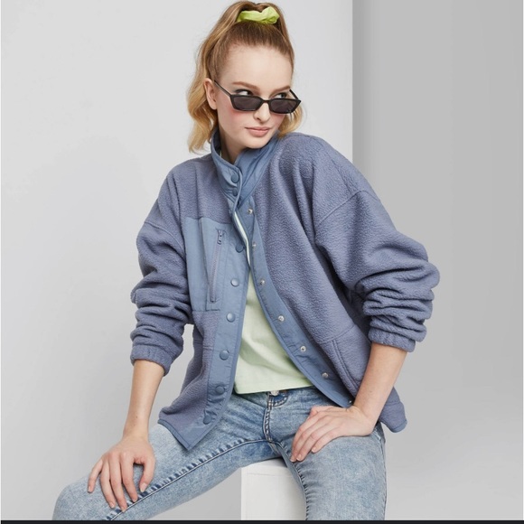 wild fable Jackets & Blazers - Wild Fable Snap Front Jacket